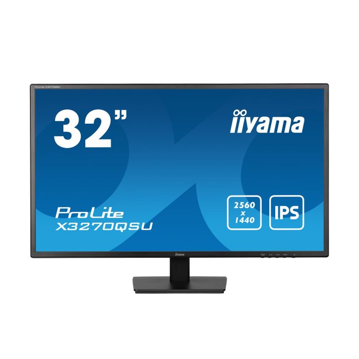 iiyama ProLite X3270QSU-B1 computer monitor 80 cm (31.5 ) 2560 x 1440 pixels Wide Quad HD LED Black