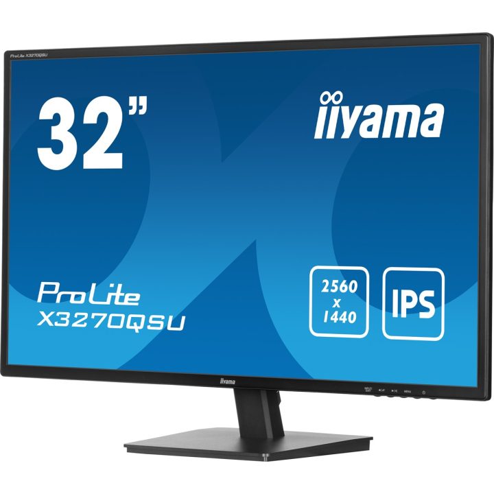 iiyama ProLite X3270QSU-B1 computer monitor 80 cm (31.5 ) 2560 x 1440 pixels Wide Quad HD LED Black