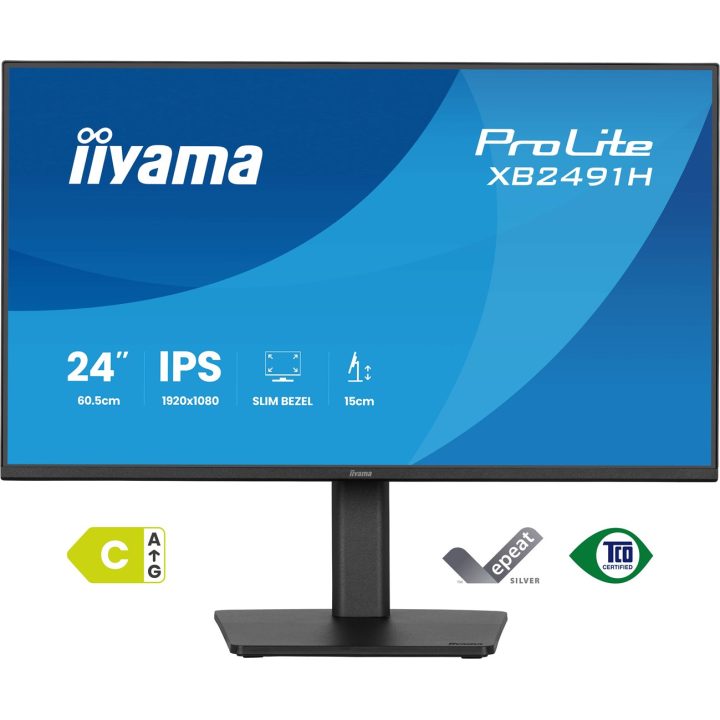 iiyama ProLite XB2491H-B1 computer monitor 60.5 cm (23.8 ) 1920 x 1080 pixels Full HD LCD Black