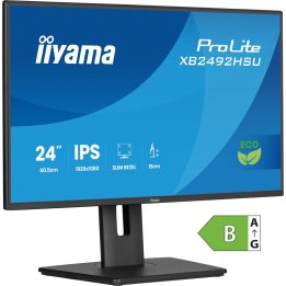 iiyama ProLite XB2492HSU-B1 computer monitor 60.5 cm (23.8 ) 1920 x 1080 pixels Full HD LED Black