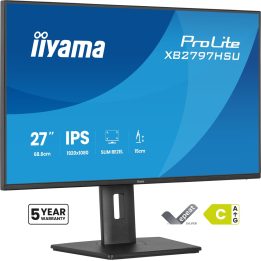 iiyama ProLite XB2797HSU-B1 computer monitor 68.6 cm (27 ) 1920 x 1080 pixels Full HD LED Black