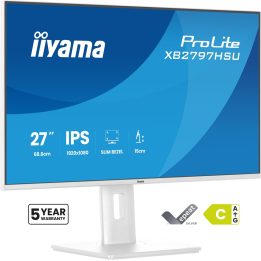 iiyama ProLite XB2797HSU-W1 computer monitor 68.6 cm (27 ) 1920 x 1080 pixels Full HD LED White