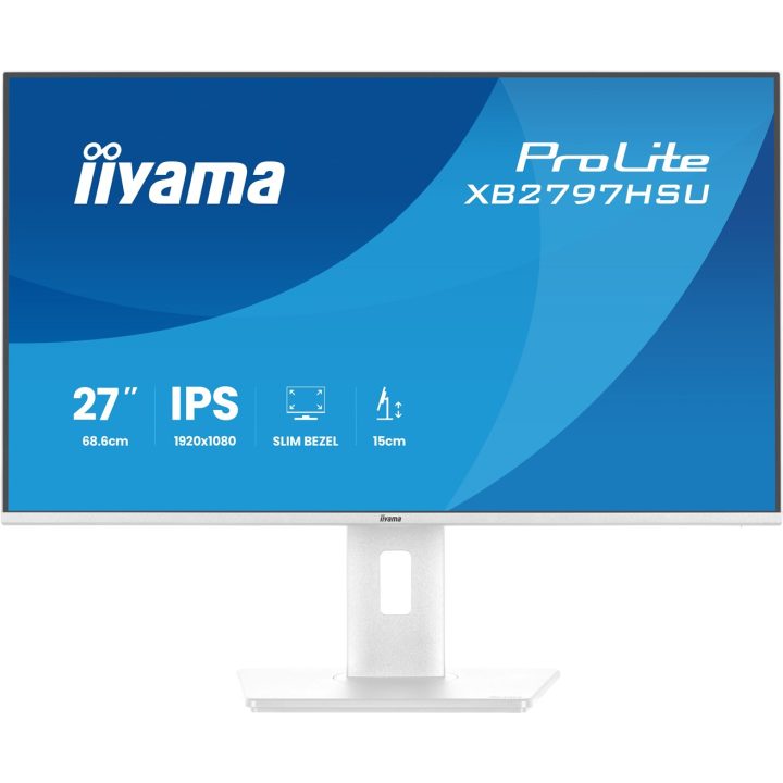iiyama ProLite XB2797HSU-W1 computer monitor 68.6 cm (27 ) 1920 x 1080 pixels Full HD LED White