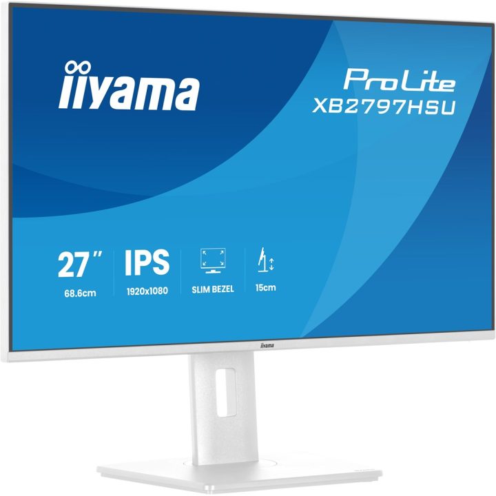 iiyama ProLite XB2797HSU-W1 computer monitor 68.6 cm (27 ) 1920 x 1080 pixels Full HD LED White
