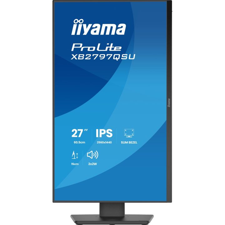 iiyama ProLite XB2797QSU-B1 computer monitor 68.6 cm (27 ) 2560 x 1440 pixels Quad HD LED Black