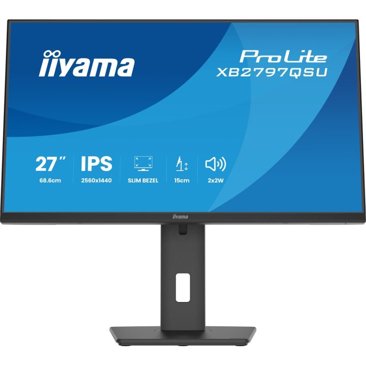 iiyama ProLite XB2797QSU-B1 computer monitor 68.6 cm (27 ) 2560 x 1440 pixels Quad HD LED Black