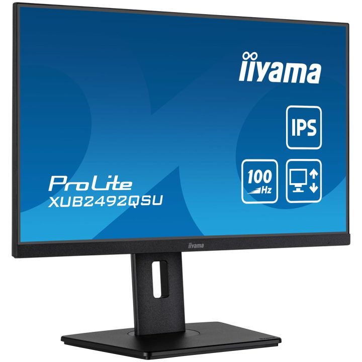 iiyama ProLite XUB2492QSU-B1 computer monitor 60.5 cm (23.8 ) 2560 x 1440 pixels Quad HD LED Black
