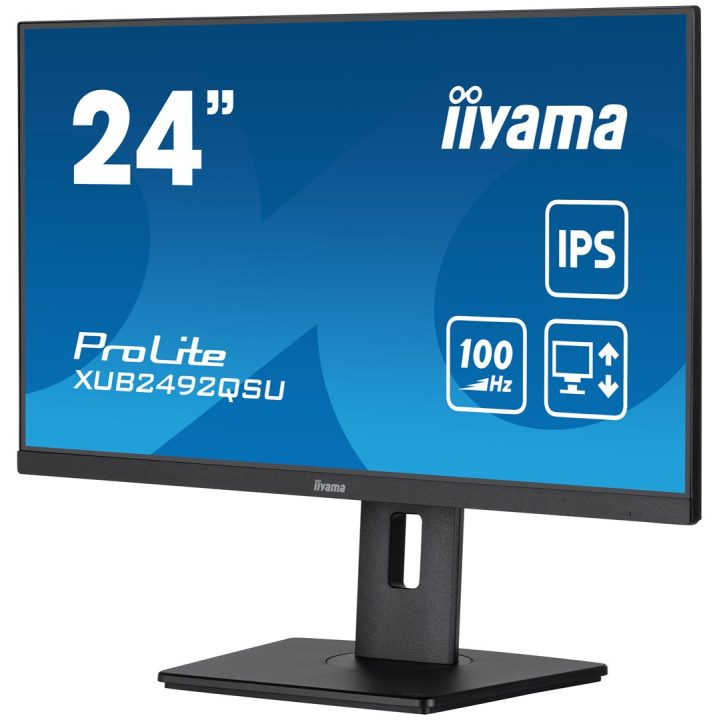 iiyama ProLite XUB2492QSU-B1 computer monitor 60.5 cm (23.8 ) 2560 x 1440 pixels Quad HD LED Black