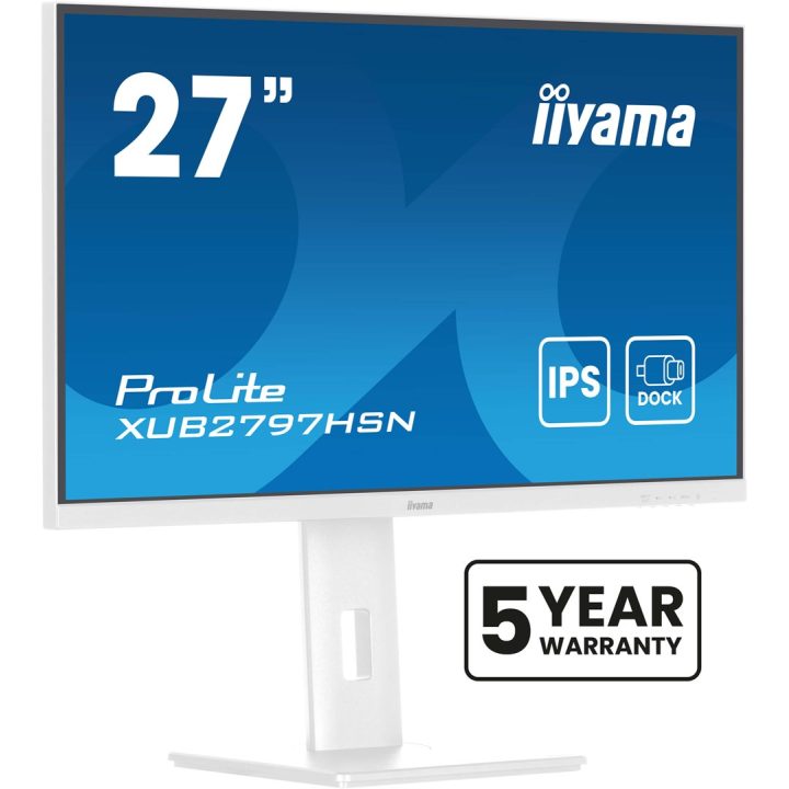 iiyama ProLite XUB2797HSN-W2 computer monitor 68.6 cm (27 ) 1920 x 1080 pixels Full HD LED White