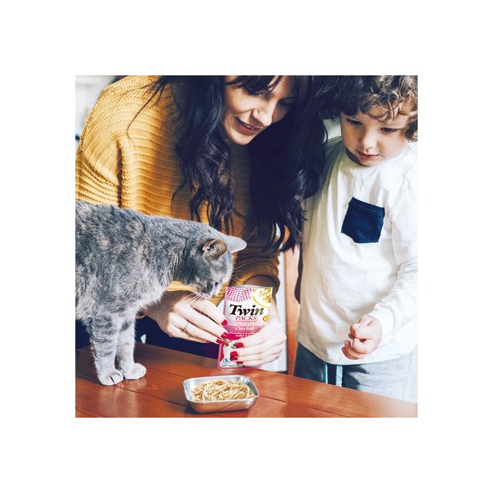 INABA CAT Twin Tuna with Chicken in Broth – cat treat – 2x40g