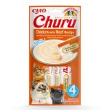 INABA Churu Chicken with Beef Recipe - cat treats - 4x14 g