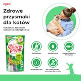 INABA Churu Pops Tuna with chicken - cat treats - 4x15 g