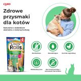 INABA Churu Rolls Chicken recipe wraps Tuna recipe - cat treats - 4x10 g
