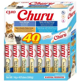 INABA Churu Variety box Tuna - cat treats - 40 x 14g