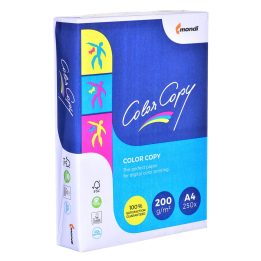 Paper copier office Mondi Color Copy 8687A20 (A4 200g/m2 250 sheets white paper satin)