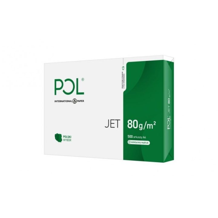 Paper copier office POLJET 9938A80 (A4 80g/m2 500 sheets paper white matte)