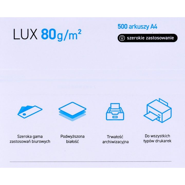 Paper copier office POLLUX (A4 80g/m2 500 sheets white matte)
