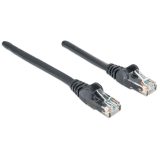 Intellinet Network Patch Cable Cat6 3m Black CCA U/UTP PVC RJ45 Gold Plated Contacts Snagless Booted Lifetime Warranty