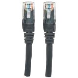 Intellinet Network Patch Cable Cat6 3m Black CCA U/UTP PVC RJ45 Gold Plated Contacts Snagless Booted Lifetime Warranty