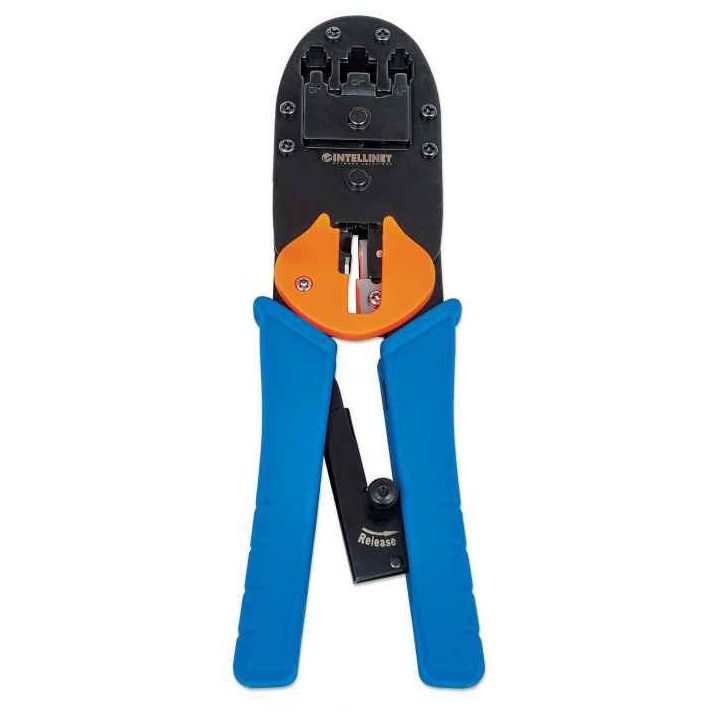 Intellinet Universal Modular Plug Crimping Tool For RJ45 RJ12 and RJ11 modular plugs