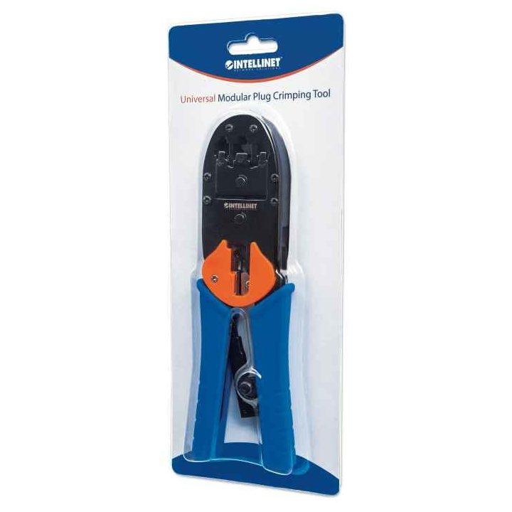 Intellinet Universal Modular Plug Crimping Tool For RJ45 RJ12 and RJ11 modular plugs