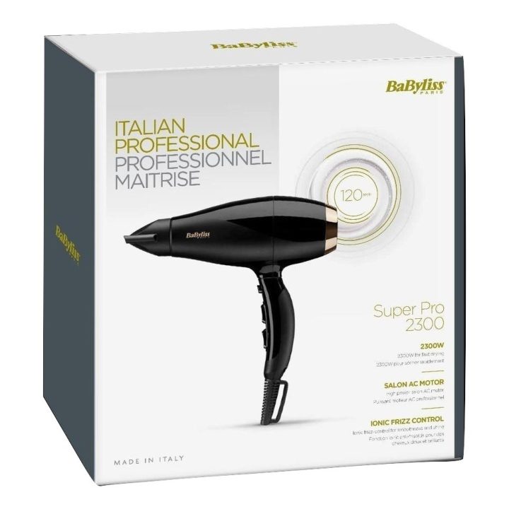 BaByliss Super Pro 2300 2300 W Black Gold