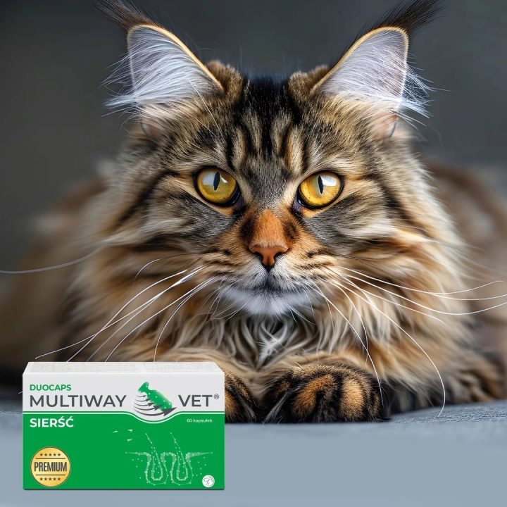 JM SANTE Multiway Vet Duocaps - twist-off capsules for coat and skin for dogs and cats – 60 pcs