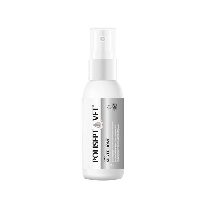 JM SANTE Polisept Vet Spray silver home spray - wound spray for dog and cat – 50ml