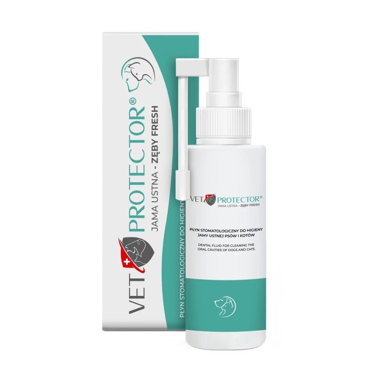 JM SANTE Vet Protector Fresh - dental solution for oral hygiene for dogs and cats – 100 ml
