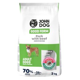 JOHN DOG Good Form Small breeds Pork with beef - dry dog food - 3kg