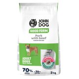 JOHN DOG Good Form Small breeds Pork with beef - dry dog food - 3kg
