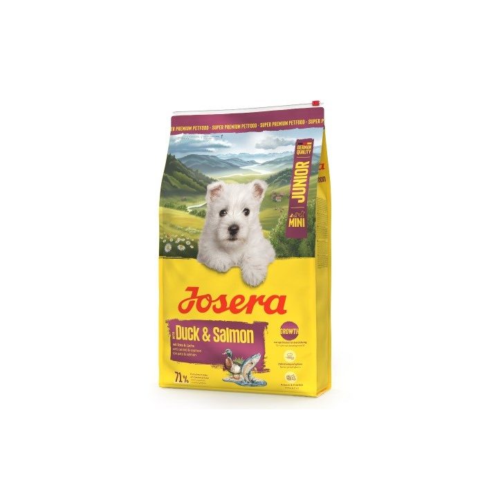 JOSERA Mini Junior Duck & Salmon - dry dog food - 10kg