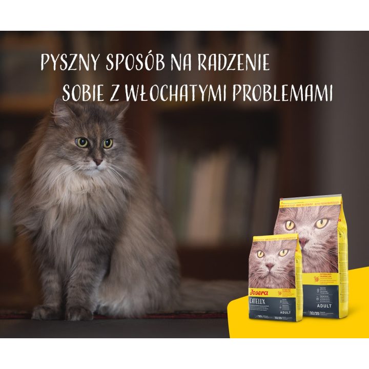 Josera Catelux cats dry food 2 kg Adult Duck Poultry