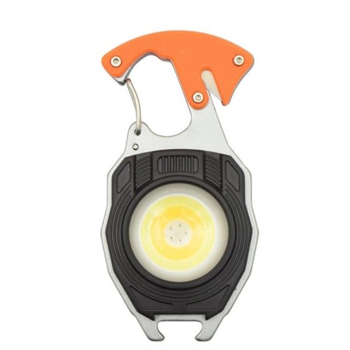 Rescue JS-Tactical Emergency and Tactical Keychain with LED Flashlight