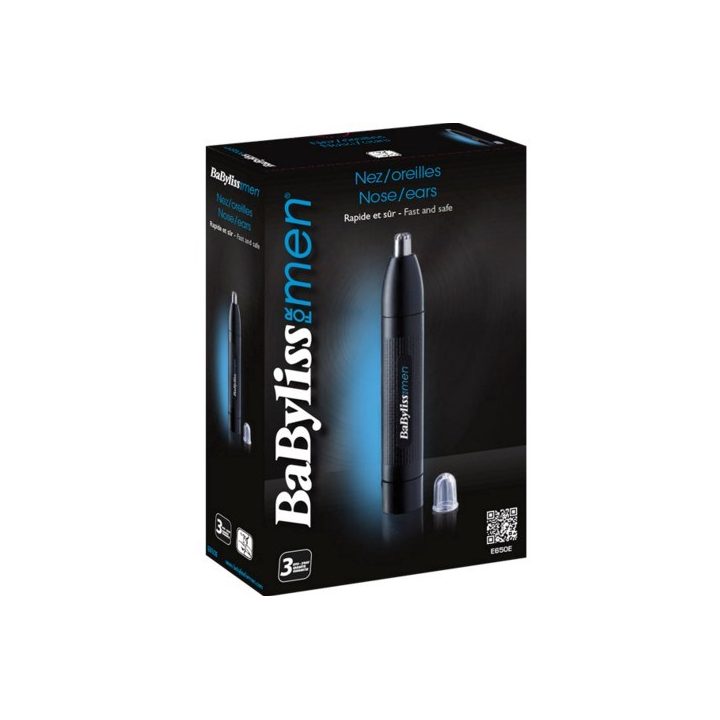 Nose and ear hair trimmer BaByliss E650E Black