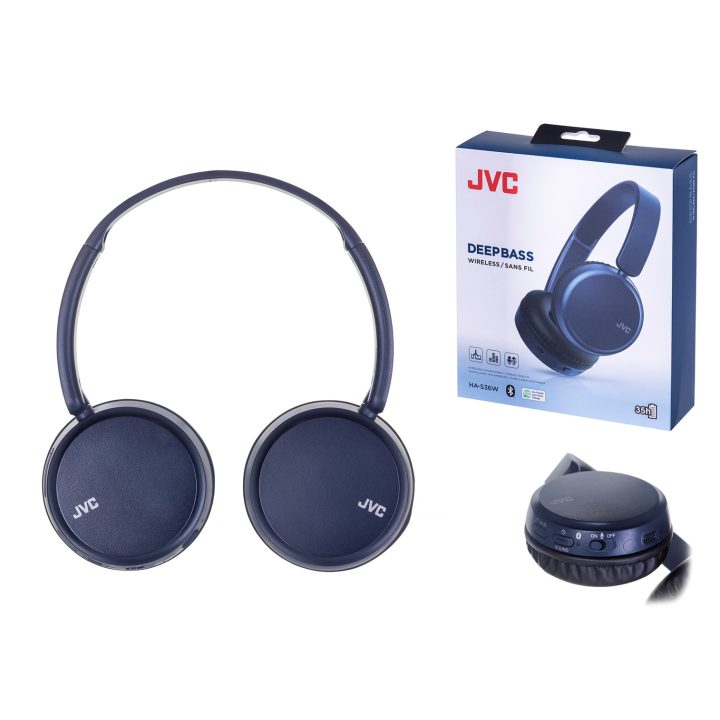JVC HAS-36WAU BT headphones blue