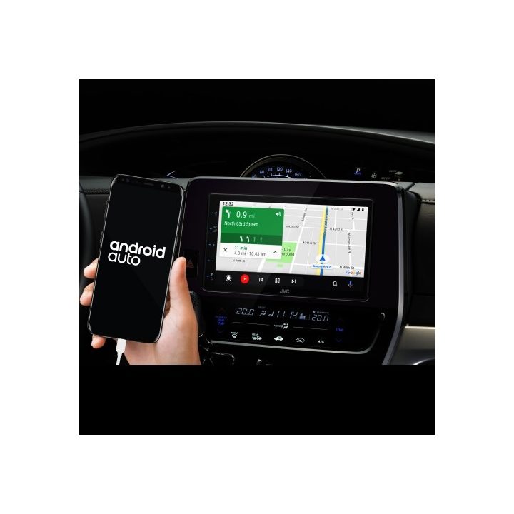 JVC KW-M560BT car media receiver Black 200 W Bluetooth