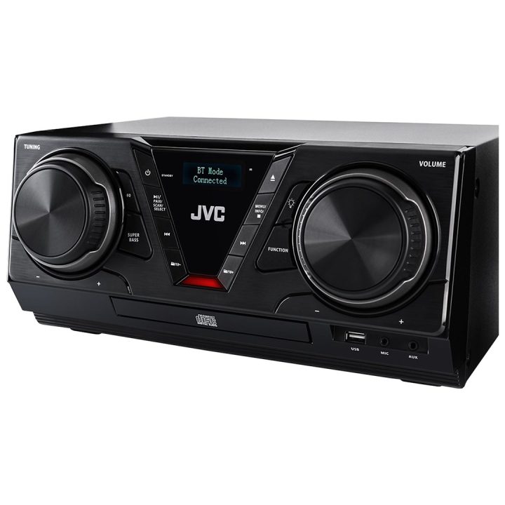 JVC MX-E325B-DAB Mini hi-fi system Black