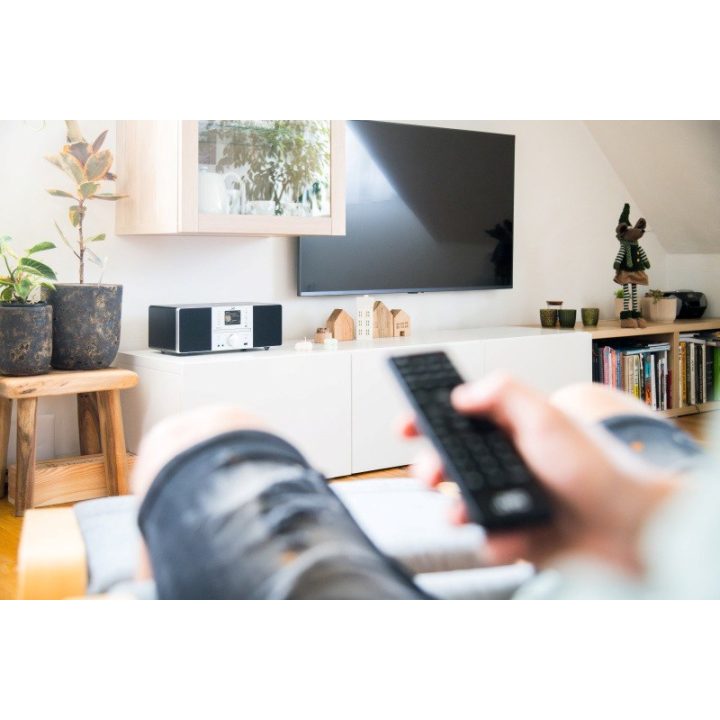 JVC RD-E874B Tower Bluetooth 20 W Black Silver