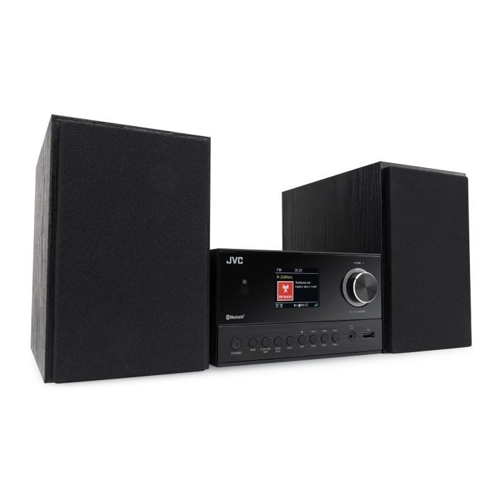 JVC UX-E225B Mini hi-fi system Black
