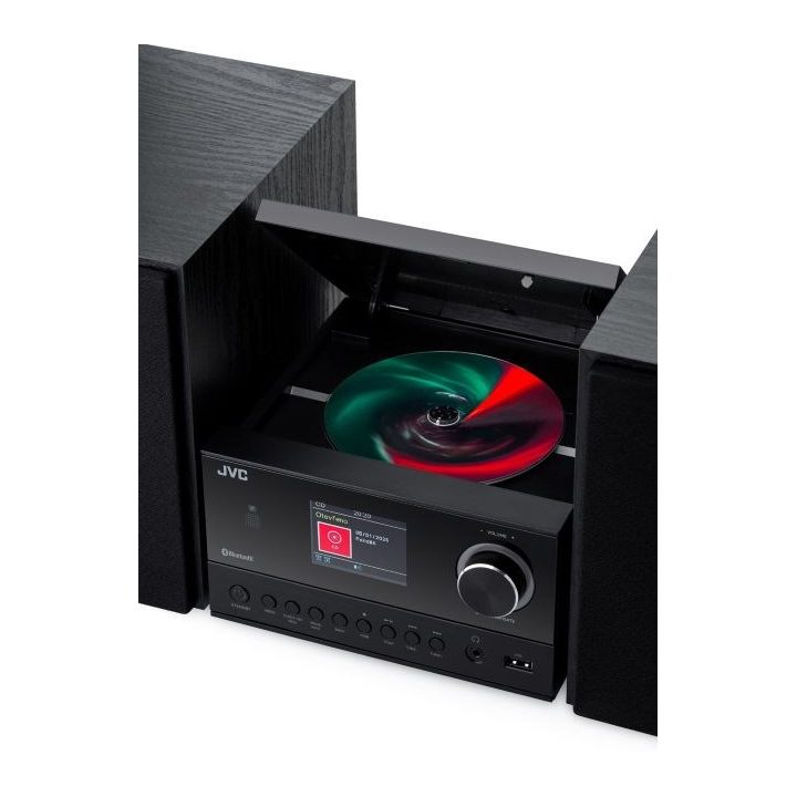 JVC UX-E225B Mini hi-fi system Black