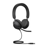 Jabra Evolve2 40 SE Headset Wired Head-band Office/Call center USB Type-C / USB Type-A Black