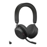 Jabra Evolve2 75 MS Link380c - wireless over-ear headphones with active noise cancellation black