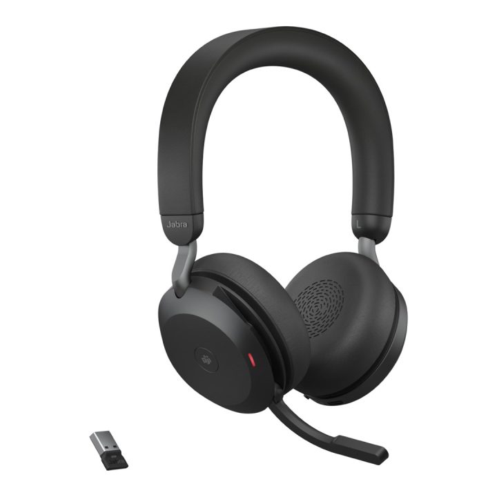 Jabra Evolve2 75 MS Stereo USB-A - wireless over-ear headphones black