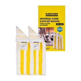 Karcher EasyFix Floor cloth (2 pcs) White Yellow